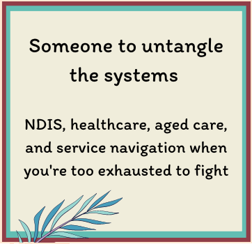 Someone to untangle the systems Someone to untangle the systems